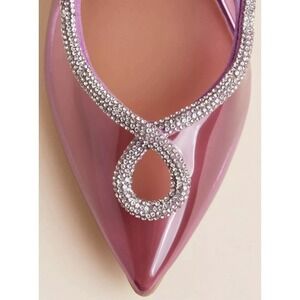 Torrid Pink Pointed‎ Toe Embellished Shoes Womens 8.5 WW
